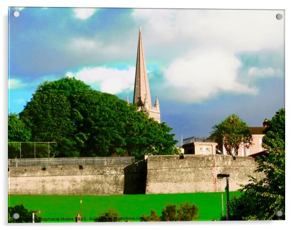 Walls of Derry Acrylic by Stephanie Moore