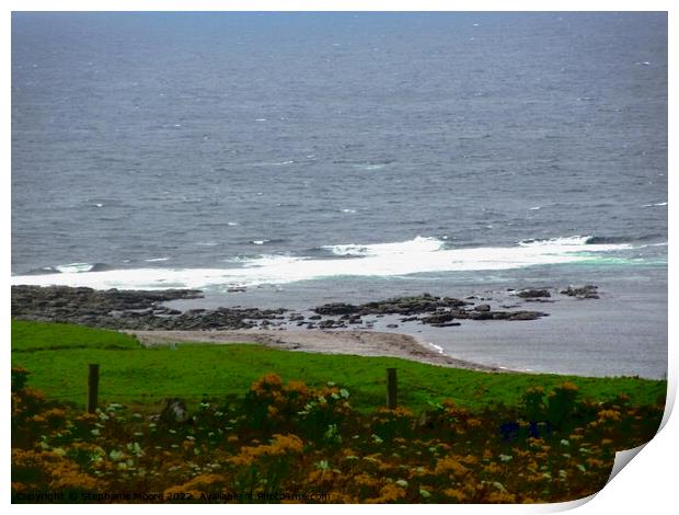 Beach at Fanad Head, Donegal Print by Stephanie Moore