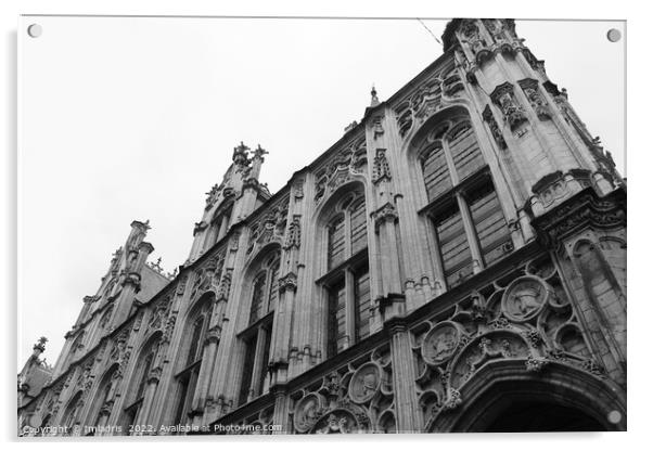 Historic Facade, Mechelen, Belgium Acrylic by Imladris 