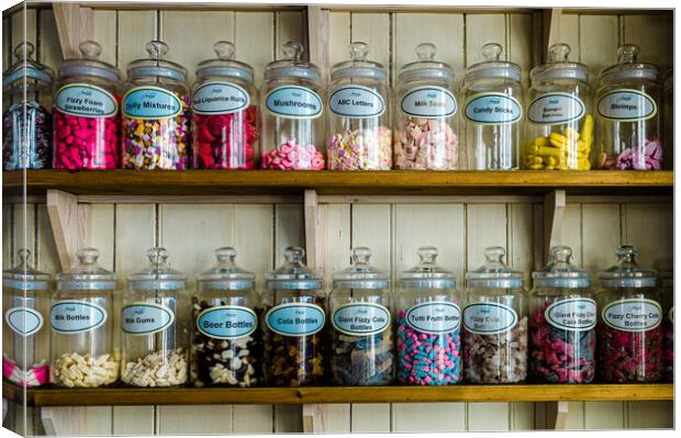Sweet Jars Canvas Print by Gerry Walden LRPS