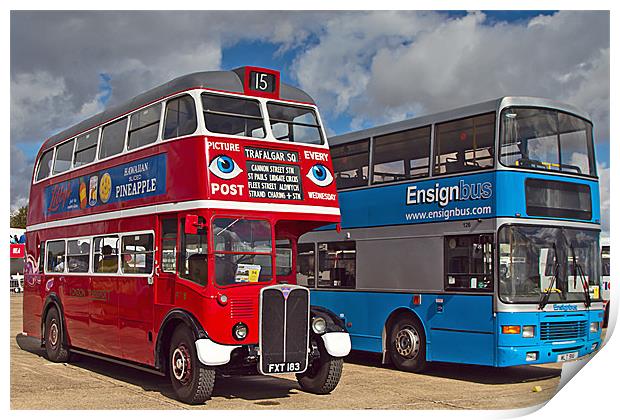 The London Red Bus Print by Richard Thomas