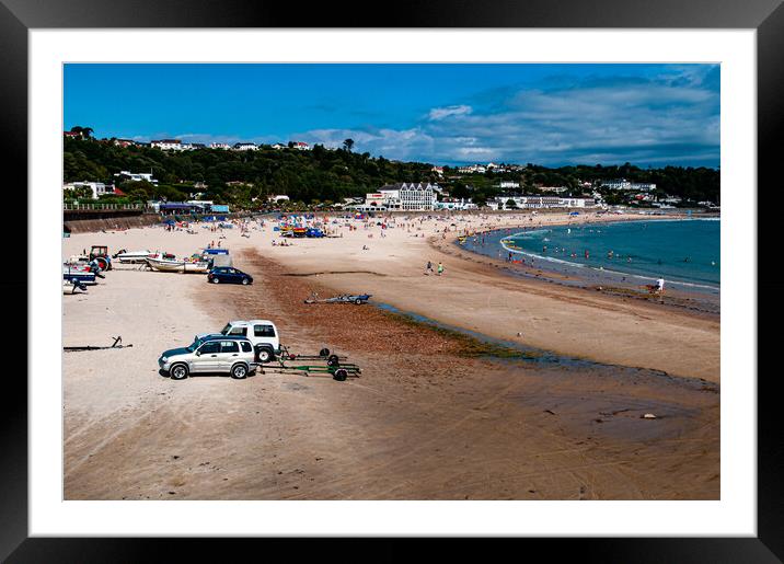 St. Brelades Bay, Jersey Framed Mounted Print by Gerry Walden LRPS