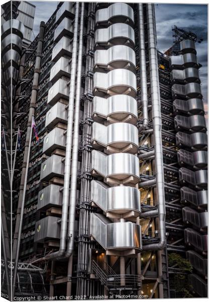 Lloyds Building London Canvas Print by Travel and Pixels 