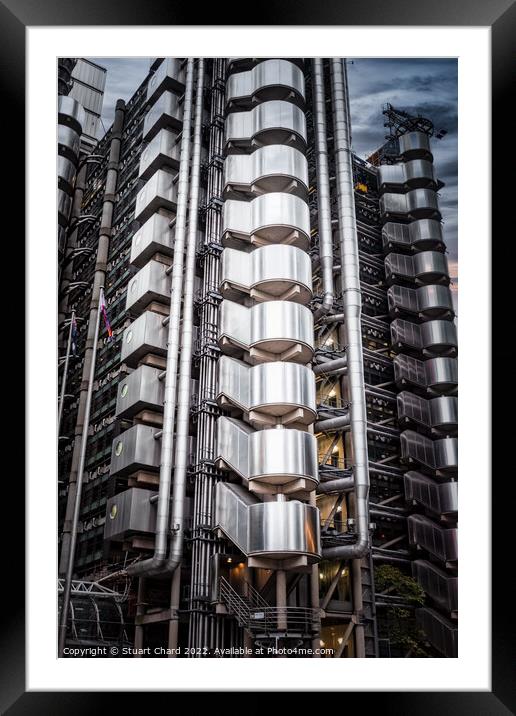 Lloyds Building London Framed Mounted Print by Travel and Pixels 