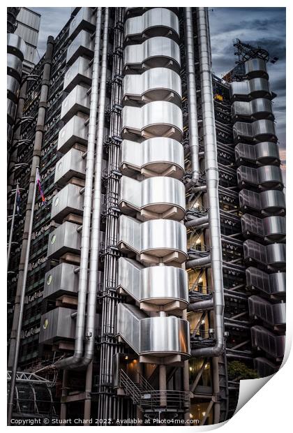 Lloyds Building London Print by Travel and Pixels 