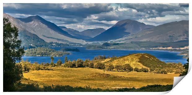 Loch Awe, Scotland Print by Joyce Storey