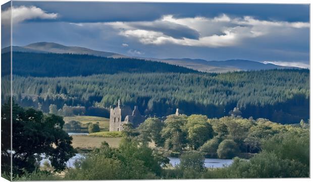 Kilchurn Castle, Scotland Canvas Print by Joyce Storey