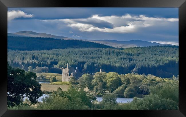 Kilchurn Castle, Scotland Framed Print by Joyce Storey