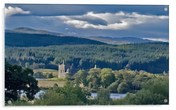 Kilchurn Castle, Scotland Acrylic by Joyce Storey