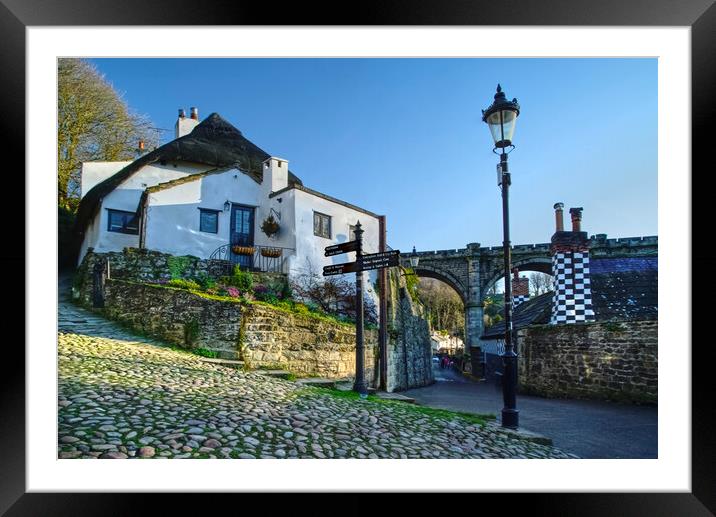 Water Bag Bank, Knaresborough  Framed Mounted Print by Alison Chambers