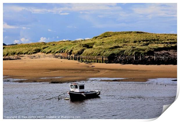 Amble Harbour Northumberland Print by Tom Curtis