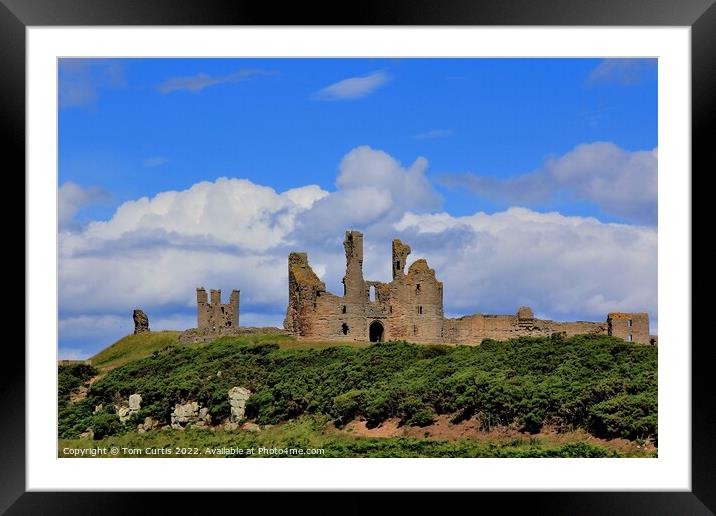 Dunstanburgh Castle Framed Mounted Print by Tom Curtis