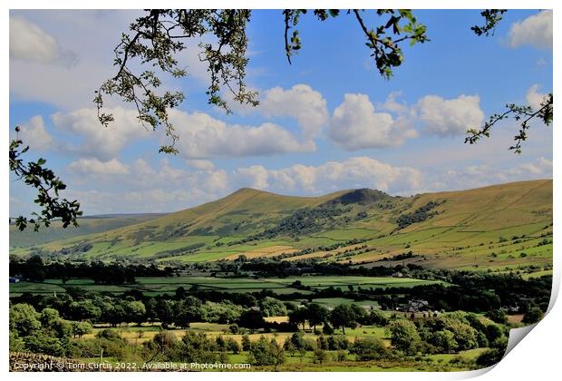 Mam Tor Derbyshire Print by Tom Curtis