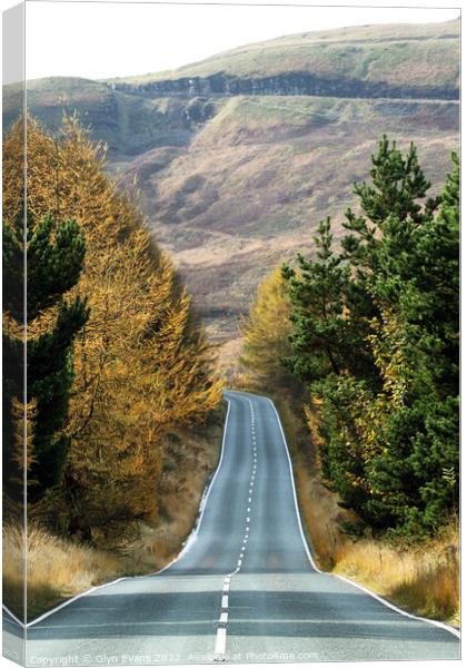 The Open Road Canvas Print by Glyn Evans