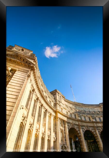Admiralty Arch, London Framed Print by Simon Connellan