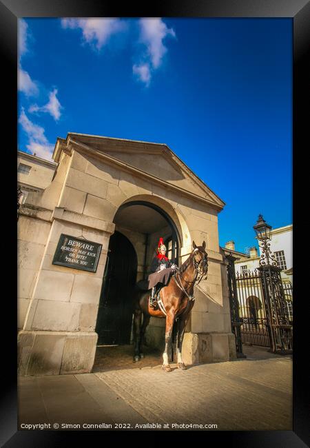 Changing of the Guard Framed Print by Simon Connellan