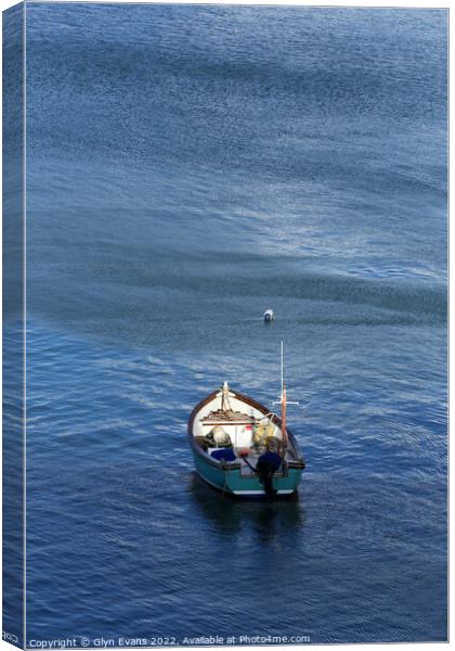 Fishing Boat Canvas Print by Glyn Evans