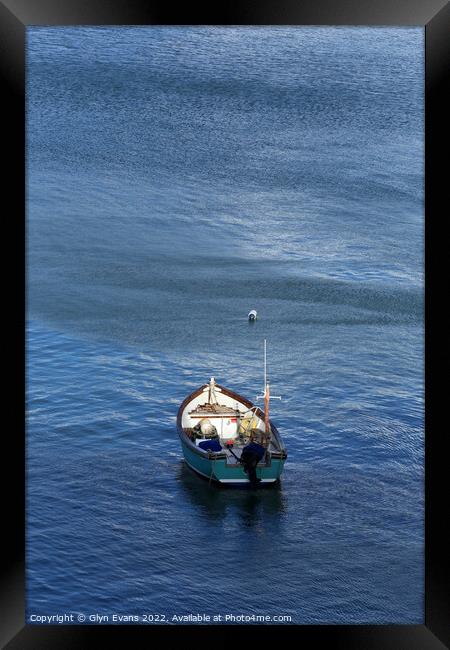 Fishing Boat Framed Print by Glyn Evans