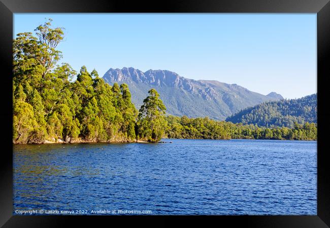 Lake Rosebery in the West Coast Region of Tasmania Framed Print by Laszlo Konya