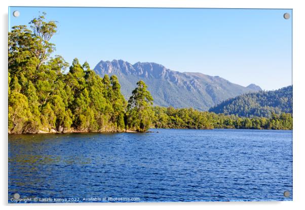 Lake Rosebery in the West Coast Region of Tasmania Acrylic by Laszlo Konya