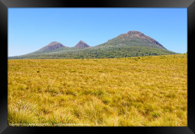 King William Range - Tasmania Framed Print by Laszlo Konya