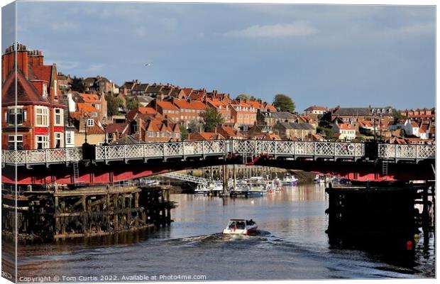 River Esk Whitby Canvas Print by Tom Curtis