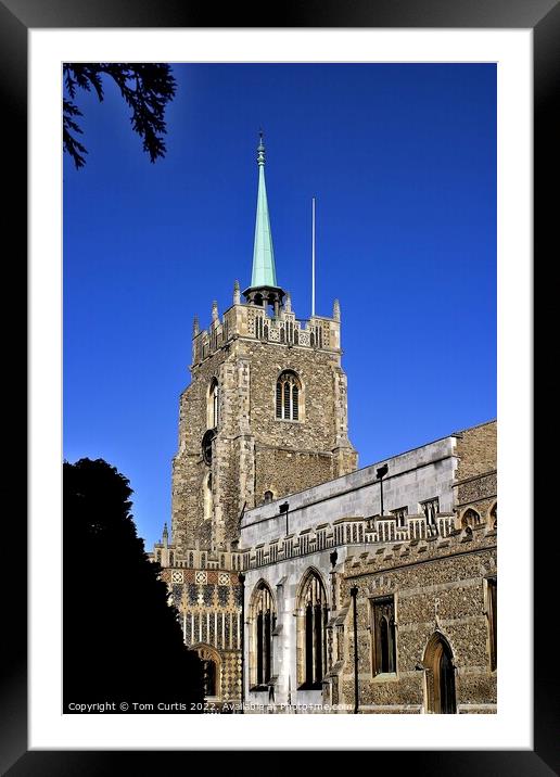 Chelmsford Cathedral Essex Framed Mounted Print by Tom Curtis