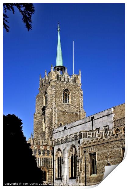Chelmsford Cathedral Essex Print by Tom Curtis