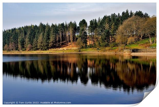 Langsett Reservoir Print by Tom Curtis