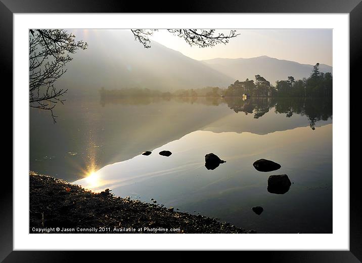 Ullswater Calm Framed Mounted Print by Jason Connolly