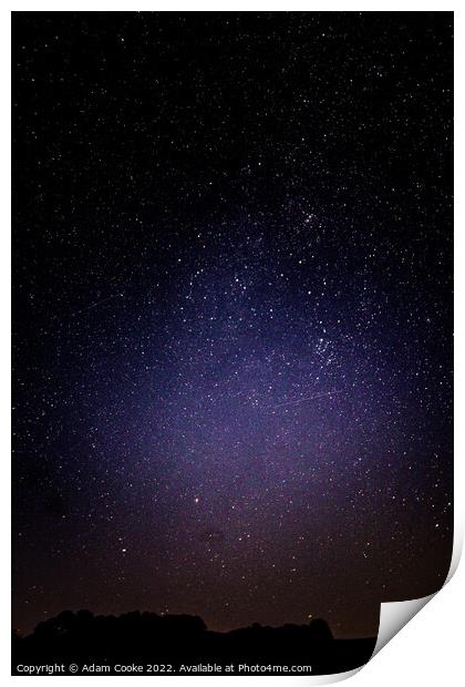 Star Gazing | Cornwall Print by Adam Cooke