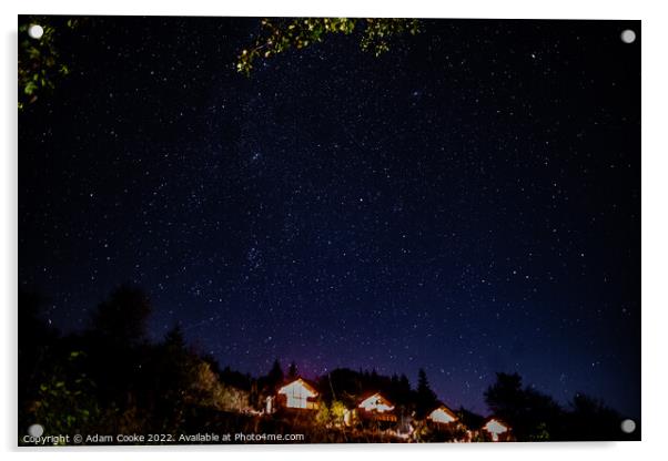 Star Gazing | Cornwall Acrylic by Adam Cooke