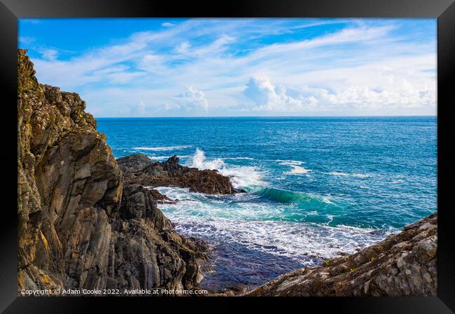 Chapel Pool | Polperro | Cornwall Framed Print by Adam Cooke