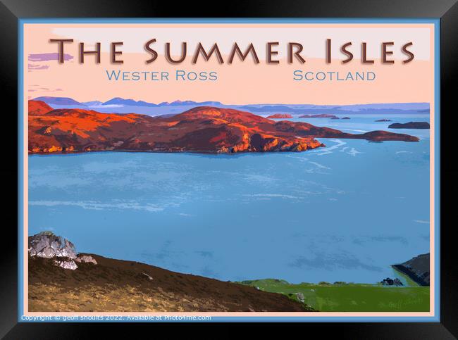 The Summer Isles Framed Print by geoff shoults