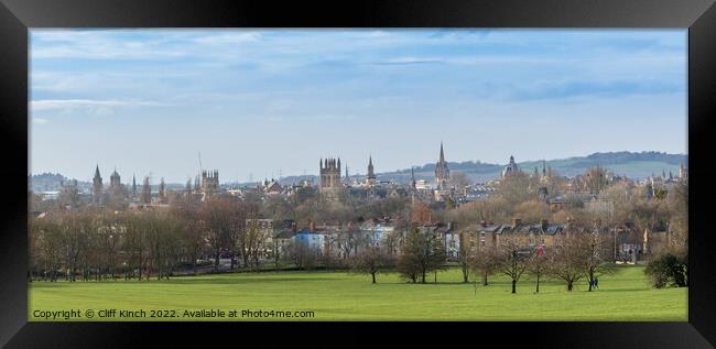 Oxford's Dreaming Spires Framed Print by Cliff Kinch