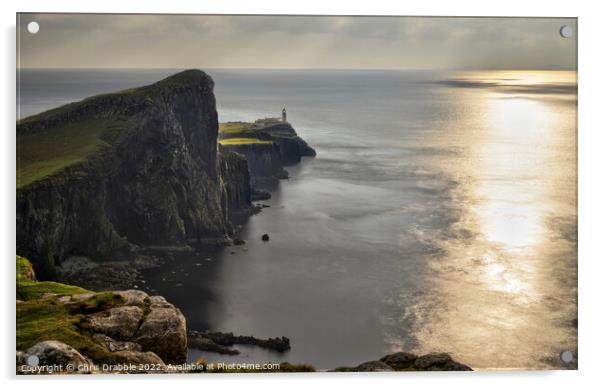 Neist Point at sunset Acrylic by Chris Drabble