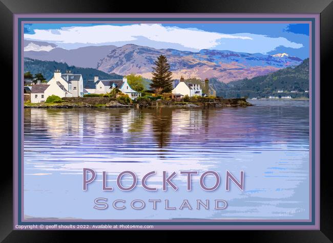Plockton Framed Print by geoff shoults