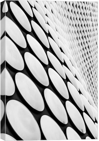 Layers of discs surround the Selfridges Building Canvas Print by Jason Wells