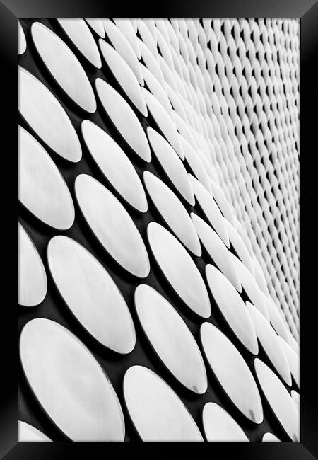 Layers of discs surround the Selfridges Building Framed Print by Jason Wells