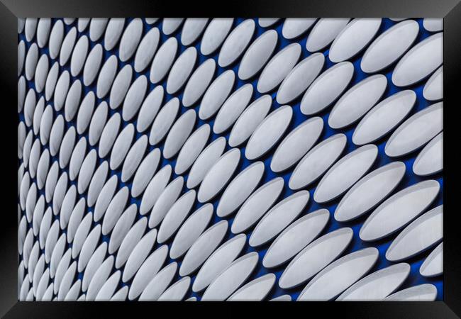 Twists and curves of the Selfridges Building Framed Print by Jason Wells