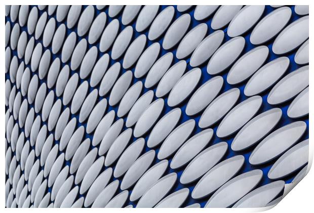 Twists and curves of the Selfridges Building Print by Jason Wells