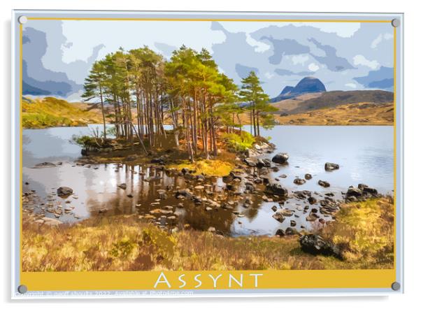 Assynt Acrylic by geoff shoults