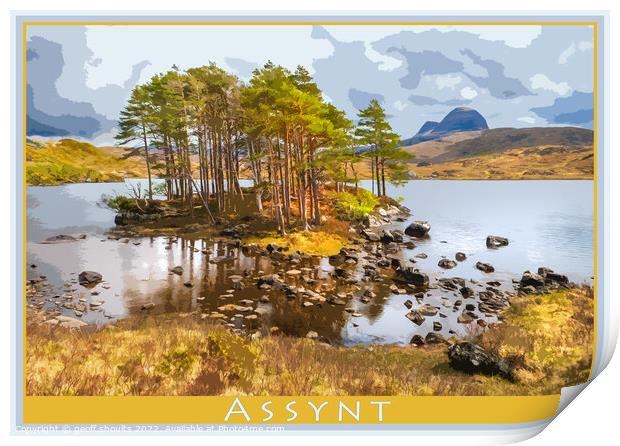 Assynt Print by geoff shoults