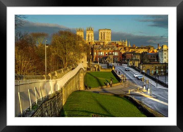 York City Walls Framed Mounted Print by Alison Chambers