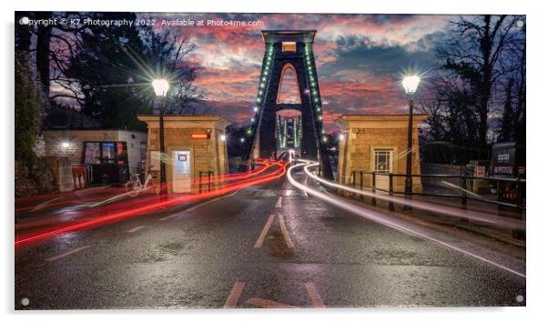 The Clifton Suspension Bridge Acrylic by K7 Photography