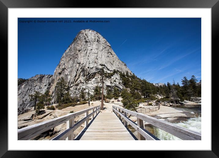 Yosmemite National Park Framed Mounted Print by Eszter Imrene Virt