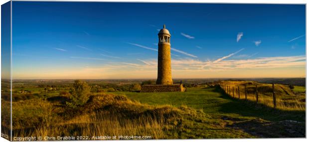 Crich Stand Canvas Print by Chris Drabble