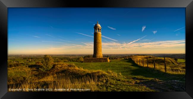 Crich Stand Framed Print by Chris Drabble