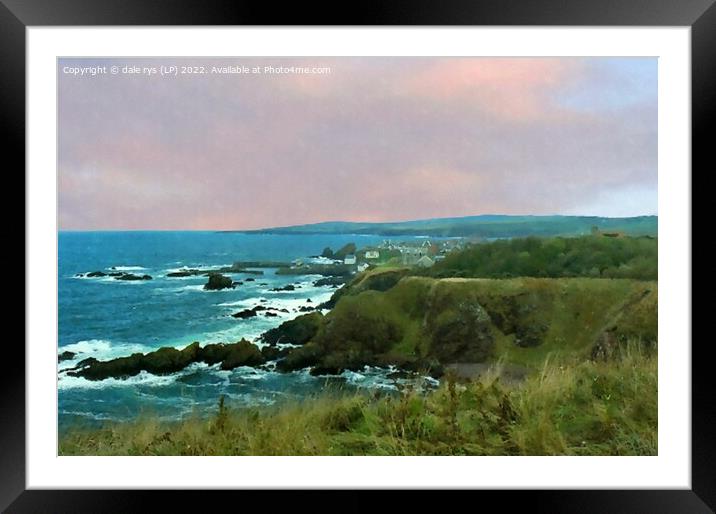 st. abb's head Framed Mounted Print by dale rys (LP)
