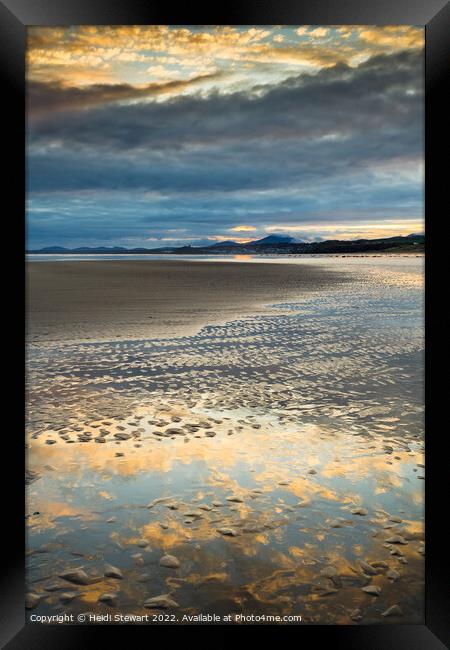 Black Rock Sands Lleyn Peninsula Framed Print by Heidi Stewart